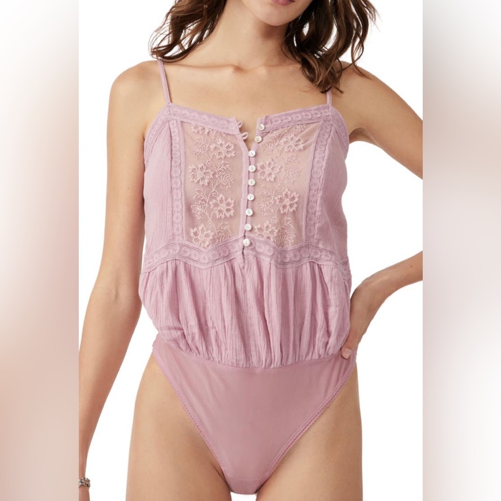 NWT Free People Lacy Bodysuit